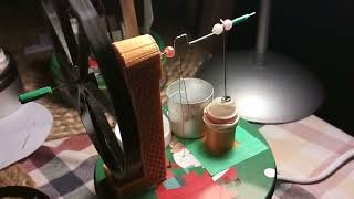 PLA plastic parts Stirling Engine  ---- First success