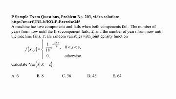 Exam P exercise for February 19, 2017