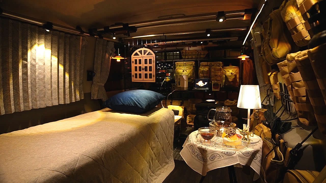 141 Кемпинг на машине | Насладитесь роскошной жизнью в фургоне с элегантным интерьером в стиле отеля