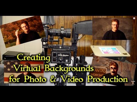 Creating Live Virtual Backgrounds for Photo and Video Production