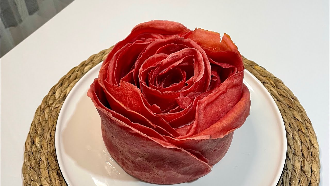 Pancar suyuyla🤌 Sevgililer günü için KREP PASTA tarifi 🌹🌹