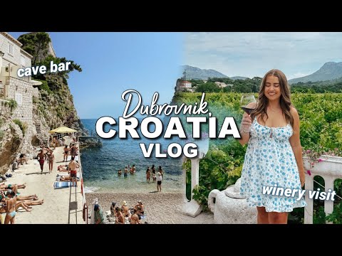 3 days in DUBROVNIK, CROATIA! (travel vlog) | things to do, cave bar experience, & nightlife!