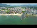 Na reta final o molhe da praia de balnerio perequ em porto belosc segue em ritmo acelerado