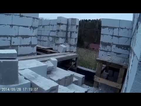 Строительство дома из газобетона 3. Консервация