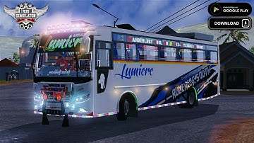 Lumiere Kerala Bus Mod In Bus Simulator Indonesia - Bussid Bus Mod - Bussid Car Mod - Bussid