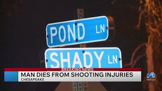 Man dead after shooting on Shady Lane in Chesapeake