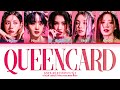 Gidle    queencard color coded lyrics engromhan