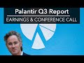 Palantir Q3 Full Earnings Call Recording 🔴  | PLTR's First Quarterly Conference Call