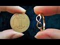 Ring with infinity sign | КОЛЬЦО - Бесконечность из МОНЕТЫ