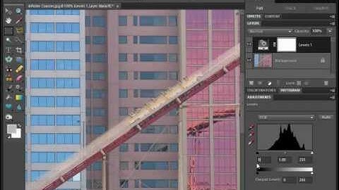 Levels in Photoshop Elements