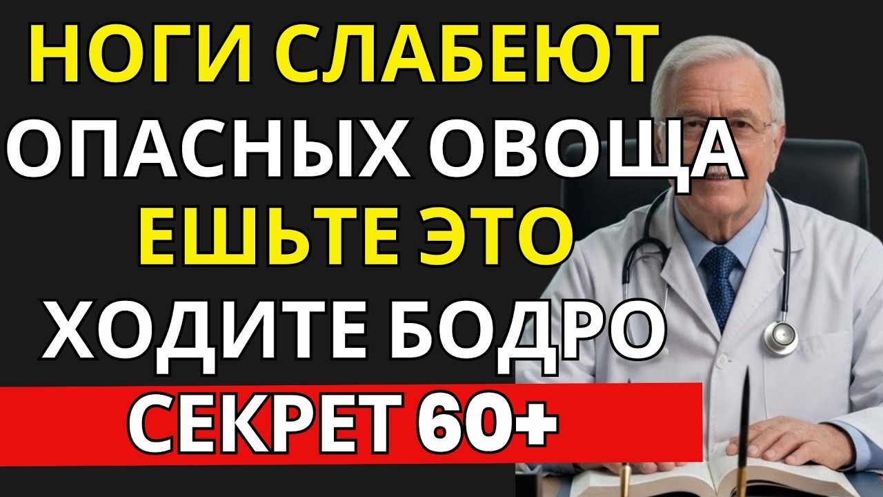 ВРАЧ ОБЪЯСНЯЕТ: После 60 ноги слабеют? Ограничьте эти 3 овоща (и ешьте эти 3 вместо них!)