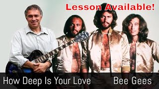 How Deep Is Your Love, Bee Gees, Fingerstyle Guitar, Video lesson + TAB available! chords