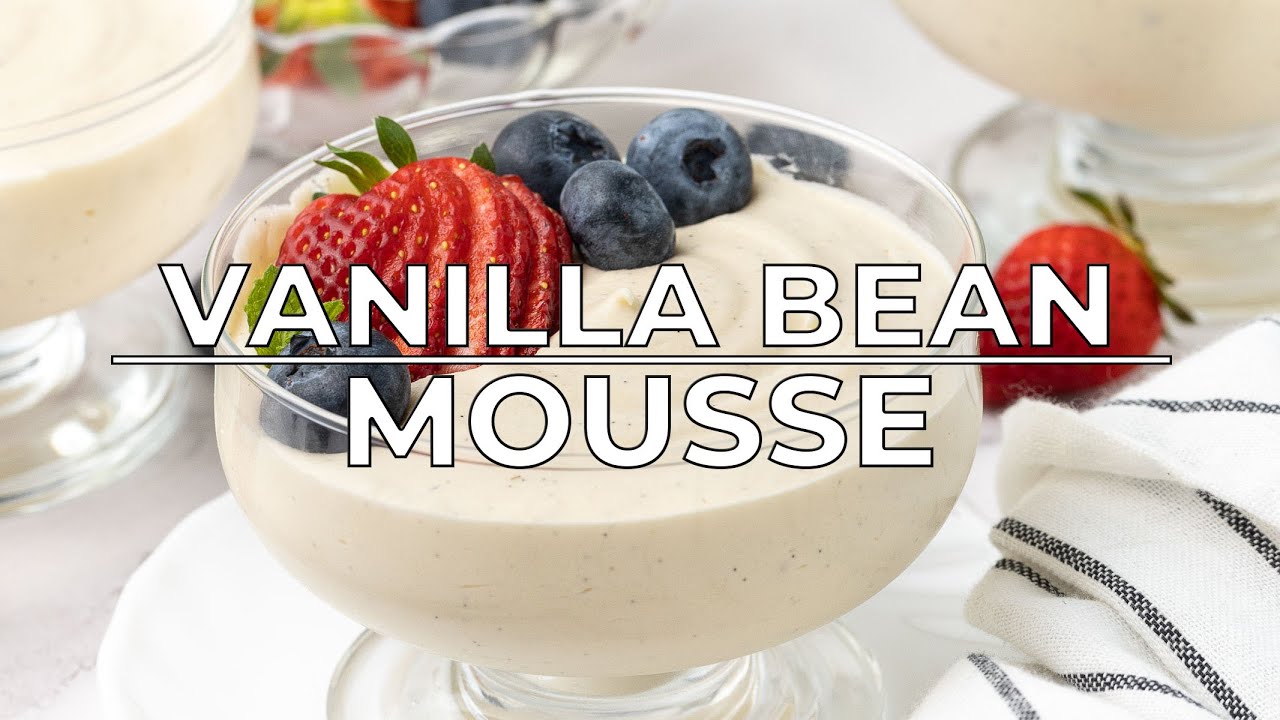Vanilla Bean Mousse Cups YouTube