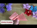 Easy Ribbon Flower Making Tutorial/Hand Embroidery/Satin Flower/Ribbon Flower/DIY Satin Ribbon