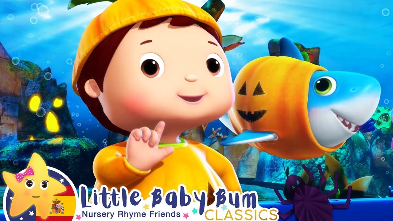 Canciones Infantiles | Baby Shark de Halloween | Dibujos Animados | Little Baby Bum en Español