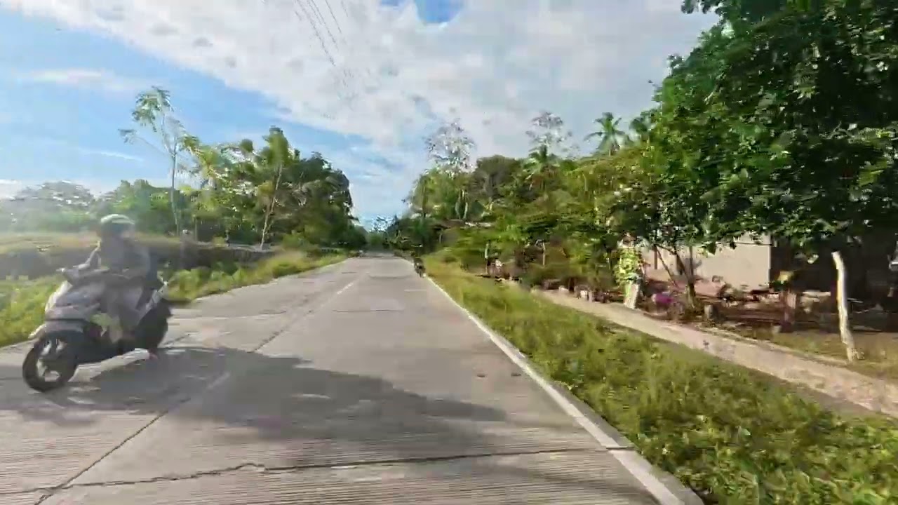 On the way to San Remegio Cove beach resort | Honda Click 125i v4