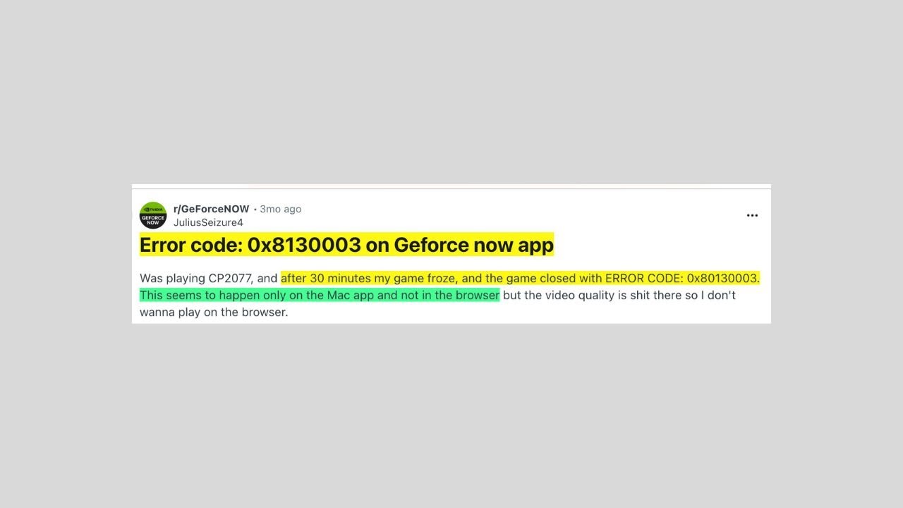 gwd エラー How To Fix GeForce NOW Error Code: 0x8130003? - YouTube