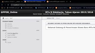Source Code Aplikasi PPDB Online Sekolah MTS