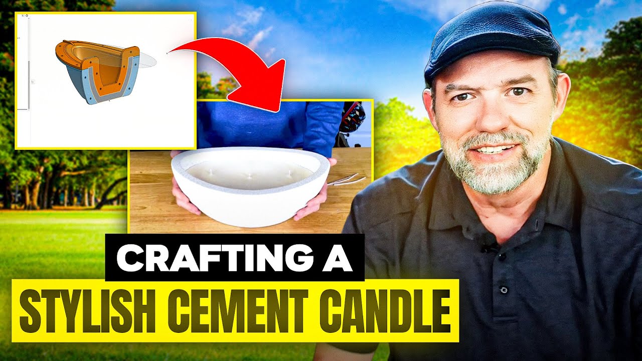Designing Your Own 3D Printed Concrete Candles for Home Decor!