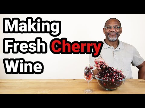 Making Cherry Wine: 1 Gallon