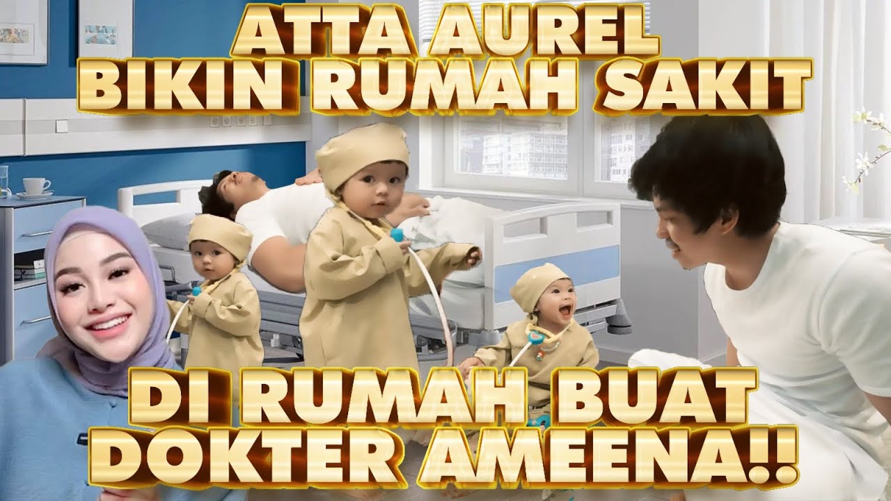 AKHIRNYA AMEENA COSPLAY JADI DOKTER DIRUMAH, GAK SABAR PUNYA ADIK LAGI!
