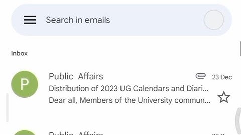 How to Activate Your UG mail after admission.