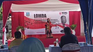 Penampilan CINDY di Lomba Karaoke Dangdut tingkat Kabupaten tahun 2020