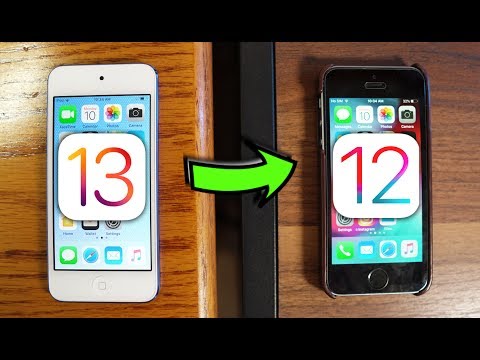 How to Downgrade iOS 13 back to iOS 12