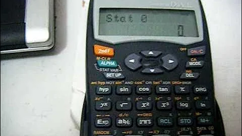 Resetear calculadora SHARP EL-531W