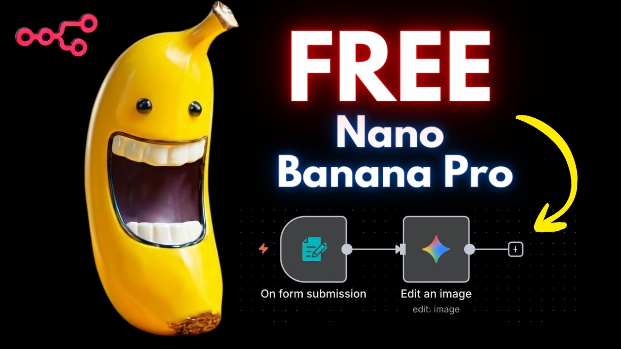 Как использовать NanoBanana Pro БЕСПЛАТНО в n8n (пошаговое руководство)