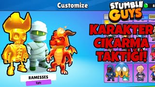 Stumble Guys Karakter Çıkarma Taktiği İle 2 Karakter Çıkardım - Stumble Guys