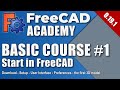 FreeCAD 0.19 - Basic Course - Part 1 - Your start with FreeCAD (EN)