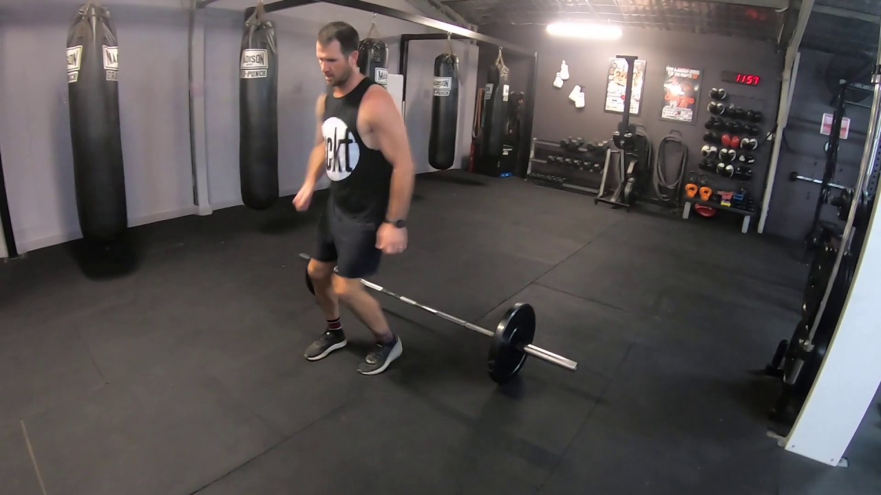 Burpee bar facing jump over YouTube