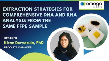 Webinar - Extraction Strategies for comprehensive DNA and RNA analysis from the same FFPE sample 🧬