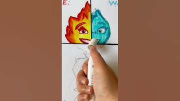 Drawing Ember Lumen from Elemental in 4 elements (part 3) #art