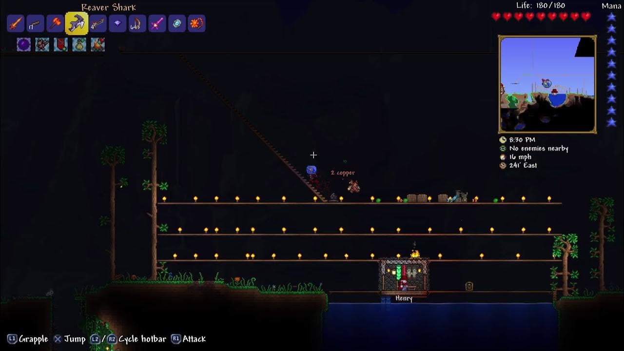 Terraria PS5 prehardmode YouTube