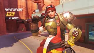[POTG] OVERWATCH // Brigitte - Route 66 - Whip it!