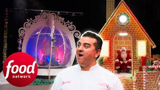 Buddy Makes A GIANT Gingerbread House Cake! | Buddy vs. Christmas