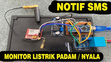 Deteksi Tegangan Drop (Listrik Padam) dan Nyala via SMS (Arduino + Sim800L + Zmpt101b)