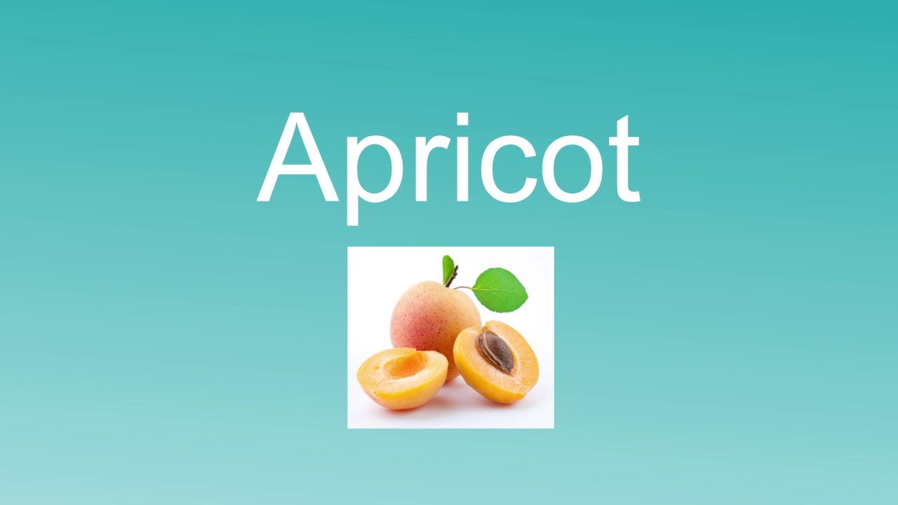How to Pronounce Apricot YouTube
