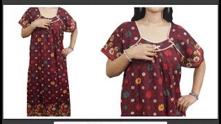 Nighty Cutting & Stitching Simple and Easy Method | Tamil (DIY)