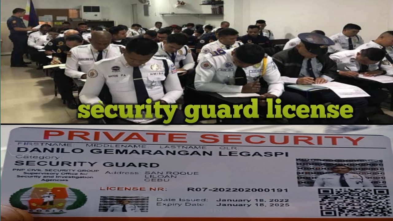 license for security guard