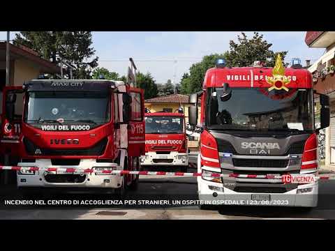 INCENDIO NEL CENTRO DI ACCOGLIENZA PER STRANIERI, UN OSPITE IN OSPEDALE  | 23/06/2023