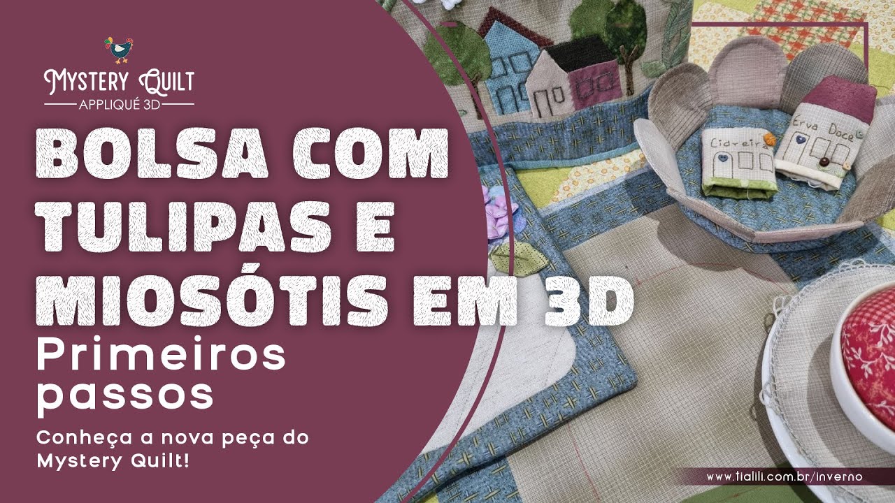 BOLSA E MALETA EM TECIDO: com Patchwork, Costura Criativa e Appliqué em 3D - use retalhos de tecidos