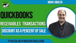 QuickBooks Discount Percent With Subtotal Item Type