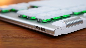 Logitech G915 TKL White GL Tactile Keys Actuation sounds