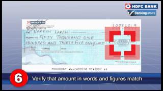 10 tips to help you write a cheque correctly - Banking Basics | HDFC Bank