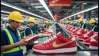 Inside the Nike Shoe Factory 😱 How MILLIONS of Nike Shoes Are Made Every Day!