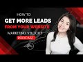 How to get more leads from your website with chlo forbeskindlen