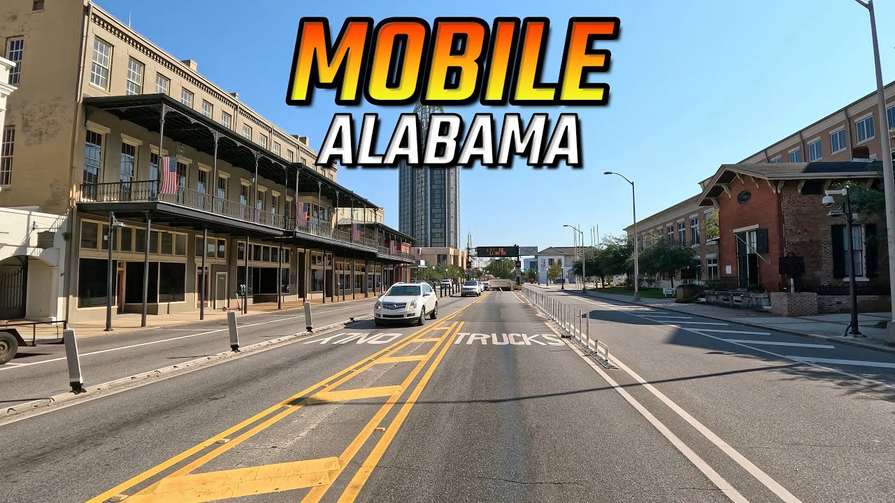 Mobile Alabama Driving Through
